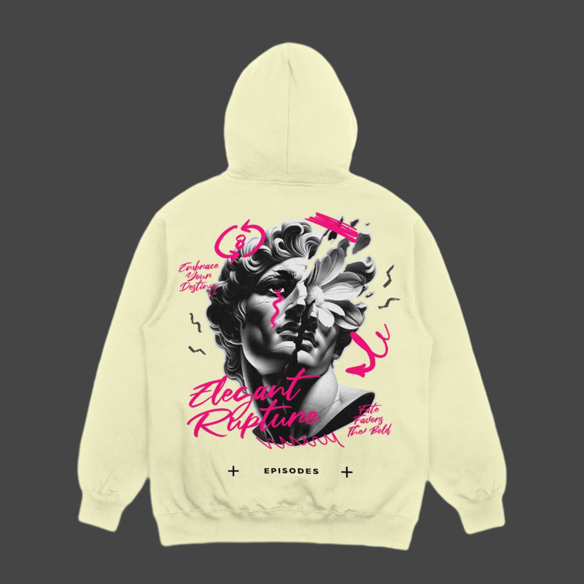 Elegent Rupture Oversized Hoodie