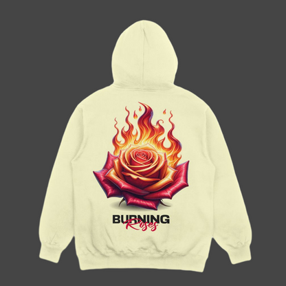 Burning Rose Oversized Hoodie