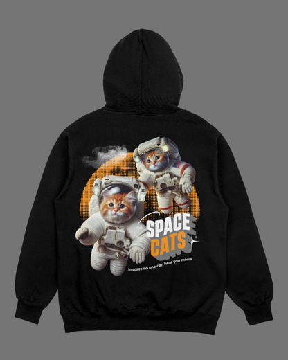 Space Cats Oversized Hoodie