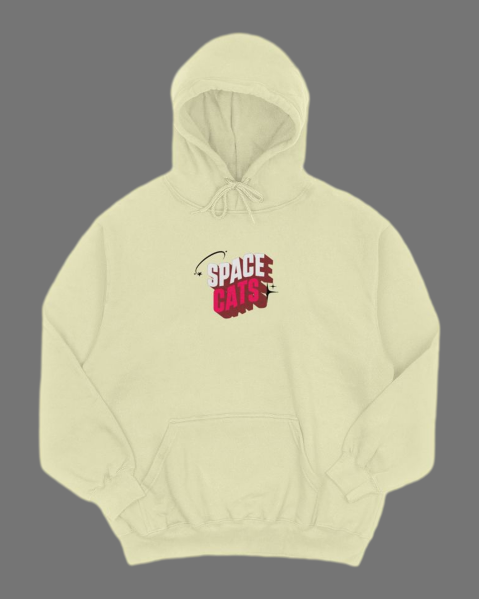 Space Cats Oversized Hoodie